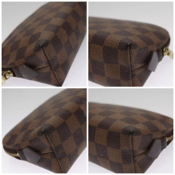 LOUIS VUITTON Damier Ebene Pochette Cosmetic PM Pouch N47516 LV Auth am7399 - Picture 16 of 16